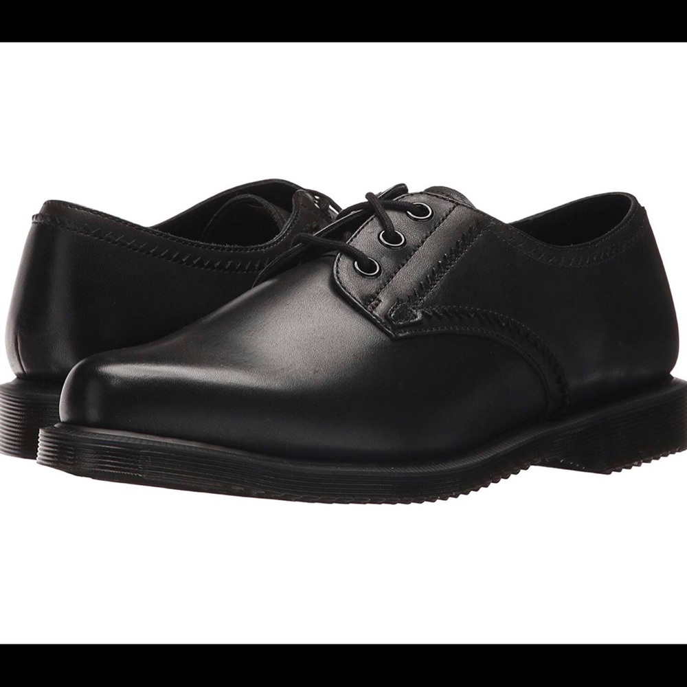 Doc Marten lace up oxfords with almond toe